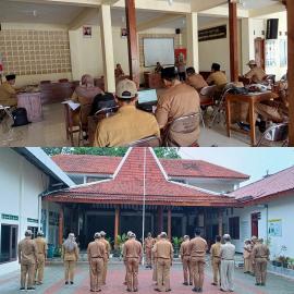 Rutinitas Pemerintah Kalurahan Girikarto di hari Senin